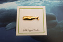 Whale Gold Lapel Pin