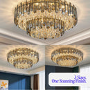Golden Halo Chandelier
