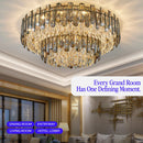 Golden Halo Chandelier