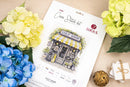 Golf Shop Front Counted Cross Stitch Kit by Luca-S B1438L