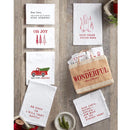 Good Cheer Found Here Thirsty Boy Dish Towel | Christmas Giftable Cotton Flour Sack Kitchen Towel | 30" x 30"