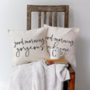 Good Morning Gorgeous and Handsome Pillow Covers, 2-Pack