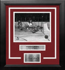 Gordie Howe in Action Detroit Red Wings 8" x 10" Framed Hockey Photo with Engraved Autograph