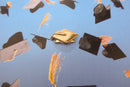 Graduation Cap Gold Lapel Pin