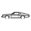 1973 Gran Torino Sport Fastback Metal Car Wall Art - NC0155