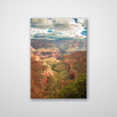 Grand Canyon Print Metal Wall Art – Arizona Natural Wonder Scenic Wall Decor