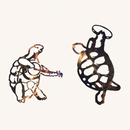 Grateful Dead Terrapin Turtles Metal Art Sculpture