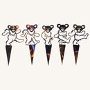 Grateful Dead Dancing Bear Garden Stake Metal Art