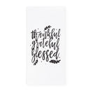 Thankful Grateful Blessed Kitchen Tea Towel