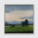 Green Track - Open Edition Canvas Print