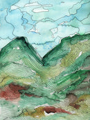Green Alps - Open Edition Canvas Print