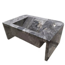 Exotic Grey Marble Wall-mount Bathroom Sink 19x30