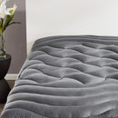 Premium Zoned Cooling Mattress Pad - Gray
