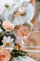 Groovy Retro Acrylic Drink Stirrers, Set of 12