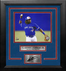 Vladimir Guerrero, Jr. Toronto Blue Jays Fielding 8" x 10" Framed Baseball Photo with Engraved Autograph