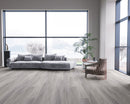 WPC Vinyl Rigid Core 7" Width 60" RL 9.5mm Thick, 1.5mm IXPE, Gypsy Grey, Domaine Floors - Mazzia Collection