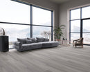 WPC Vinyl Rigid Core 7" Width 60" RL 9.5mm Thick, 1.5mm IXPE, Gypsy Grey, Domaine Floors - Mazzia Collection