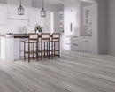 WPC Vinyl Rigid Core 7" Width 60" RL 9.5mm Thick, 1.5mm IXPE, Gypsy Grey, Domaine Floors - Mazzia Collection
