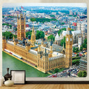 DecorBites™ City View Tapestry: Bohemian Psychedelic Wall Hanging for Home Decor