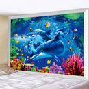 DecorBites™ 3D Underwater World Mandala Yoga Mat Home Decoration Tapestry Hippie Sofa Blanket