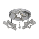 DecorBites™ Crystal Stars LED Pendant Chandelier for Modern Living Dining Room Decor