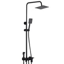 DecorBites™ Black Brass Shower Set with Tub Faucet - Rainfall Bath Mixer for Bathtub