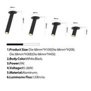 DecorBites™ 5W LED Bar Ceiling Spotlight: Modern High-Quality Adjustable Indoor Lighting