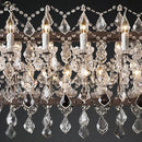 DecorBites™ Iron Crystal LED Chandelier: 19th Century Style Kitchen Pendant Light