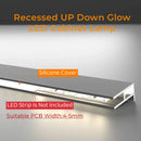DecorBites™ LED Cabinet Layer Lamp: Ultra-Thin Aluminum Profiles, Up Down Backlight, 18mm Board.