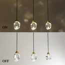 DecorBites™ Crystal Copper LED Wall Lamp for Bedroom and Stairs