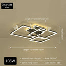 DecorBites™ Butterfly Ceiling Lamp: Modern Rectangular Living Room Light for Master Bedroom