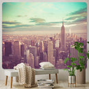 DecorBites™ City Night Bohemian Decor Tapestry Hippie Sofa Blanket Art
