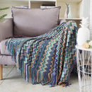 DecorBites™ Geometric Aztec Baja Blanket - Boho Decor Sofa Cover & Throw
