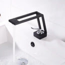 DecorBites™ Black Brass Basin Faucet Mixer with Single Handle Deck Mount