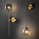 DecorBites™ Glass Ball LED Wall Lamp for Nordic Modern Bedroom Lighting