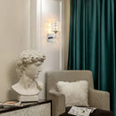 DecorBites™ Crystal Wall Sconce: Modern Bedside Wall Lamp for Home Decor