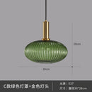 DecorBites™ Glass Pendant Lights: Nordic Style Bedroom Kitchen Hanging Lamp