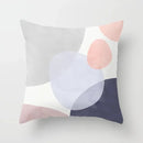 DecorBites™ Geometric Stitch Print Pillow Cover - Modern Minimalist Office Cushion