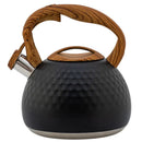 DecorBites™ 3L Stainless Steel Whistle Boiling Kettle | Hammer Pattern Sound Kettle for Gas and Induction Cookers