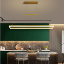 DecorBites™ Gold Aluminum LED Chandelier Acrylic Deco Design for Bedroom Kitchen Island
