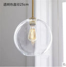 DecorBites™ Glass Ball LED Pendant Light: Modern Silver Gold Nordic Kitchen Decor