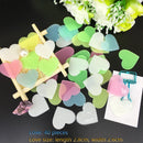 Multicolor stars glow dark wall stickers bedroom luminous decor