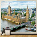 DecorBites™ City View Tapestry: Bohemian Psychedelic Wall Hanging for Home Decor
