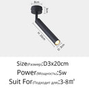 DecorBites™ LED Adjustable Angle Spotlight Ceiling Lights for Background Wall and Aisle