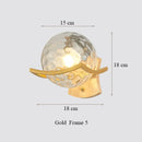 DecorBites™ Japanese Moon Wood Wall Lamp - Minimalist Design - LED Sconce Lights