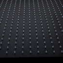 DecorBites™ 20 Inch Super Slim Matte Black Square Rain Shower Head by Stainless Steel