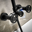DecorBites™ Gold Bathtub Shower Set with Dual Control Wall Mount
