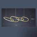DecorBites™ Elegant Chandelier for Dining Bar, Minimalist Art Lamps