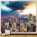 DecorBites™ City View Tapestry: Bohemian Psychedelic Wall Hanging for Home Decor