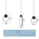 DecorBites™ LED Aluminum Pendant Lamp for Kitchen, Restaurant, Bar, Living Room, Bedroom